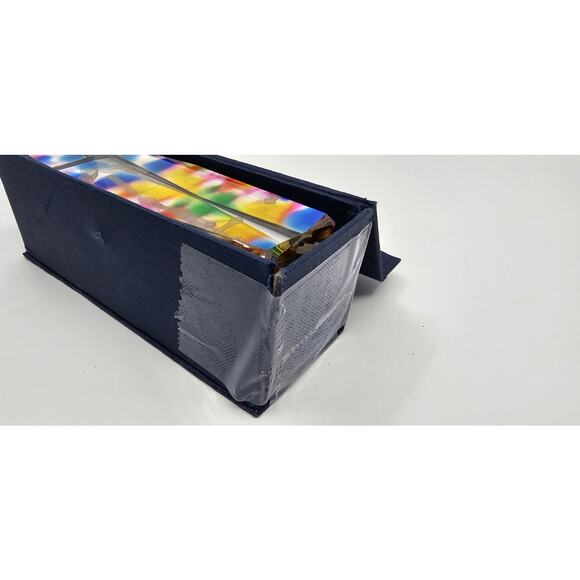 Christian Religious 3D Laser Etched Glass Rainbow Tie-Dye Jesus Paperweight - Picture 3 of 6